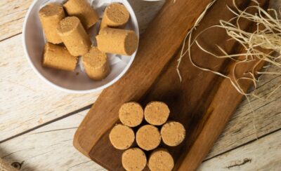 Vasilha com paçocas.