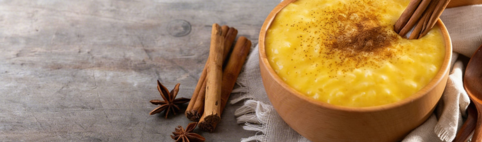 Pote com canjica nordestina.